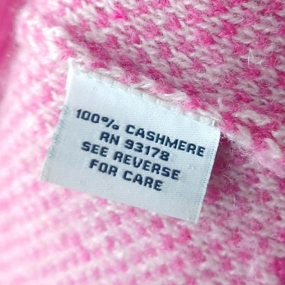 The Cashmere Project Preppy Plaid 100% Cashmere Sz XS Crewneck Sweater - Picture 8 of 12